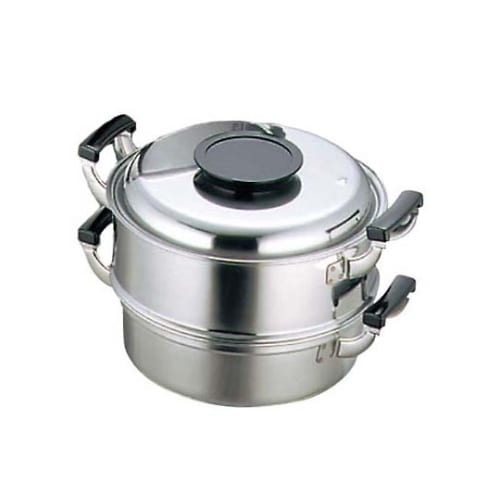 モモ 18−0 プレス 丸蒸器 2段 2