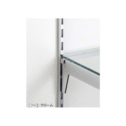 61−48−13−4 直付け柱 クローム