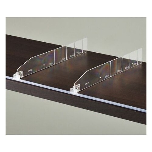 木棚/ガラス棚兼用スライドレール W90