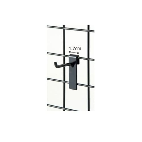 樹脂製ネットスタンド用フック 黒 L8c