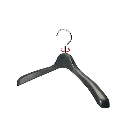 発泡ハンガー 黒 W41cm 入数100