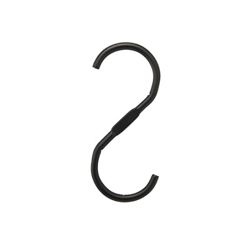 スチール製ディスプレー用フック ブラック