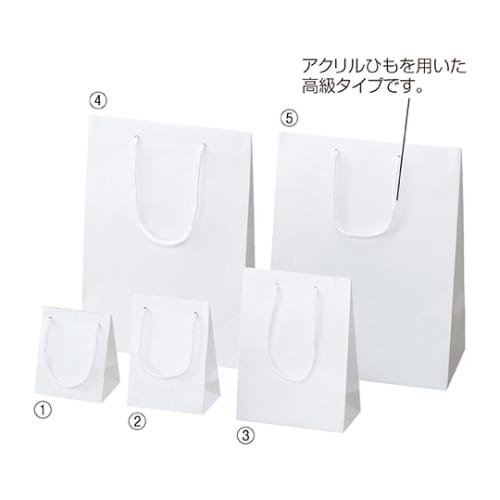 61−313−8−10 紙袋 エンボス白