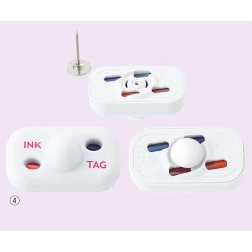 インク式万引き防止タグ チェックマット対