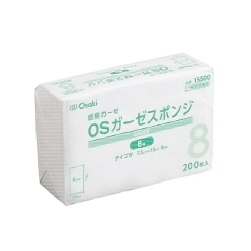 15500 OSガーゼスポンジ 8号