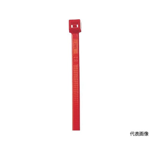 セルフィット カラーケーブルタイ赤 3.