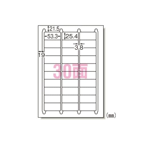 29191 ラベルシール マット紙A4判