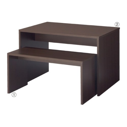 61−84−9−1コの字型ネストテーブル