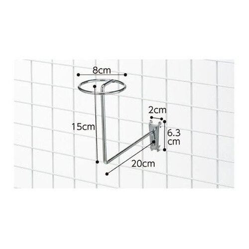 61−132−8−1ネット帽子掛け8cm