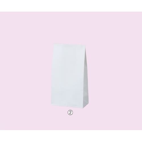 61−305−2−10 角底袋 白無地