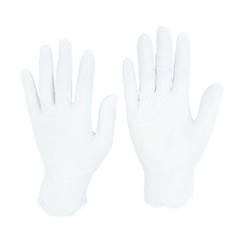 NBRPF8WSSソフトニトリル手袋白