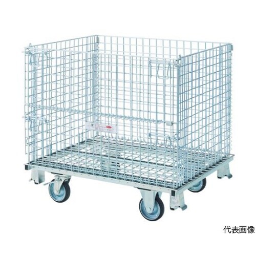 C810S ボックスパレットゴム車輪付き