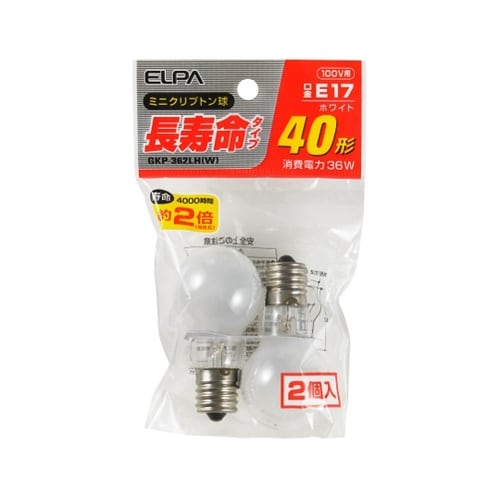 GKP−362LH(W)ミニクリプトン球