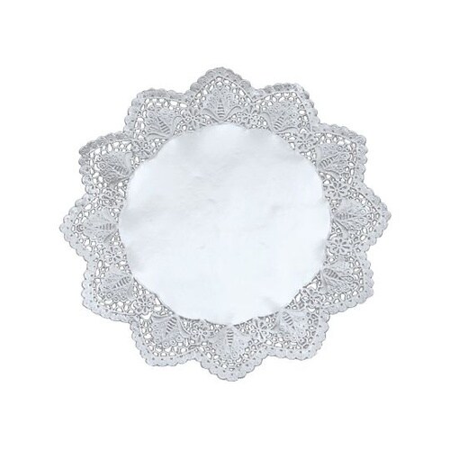 XLC2204 銀丸型レースペーパー8号