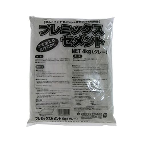 209701プレミックスセメント4kg灰