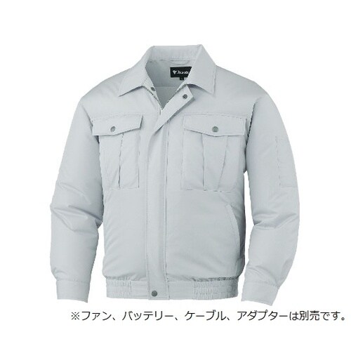 87000−036−4L空調服ブルゾン銀