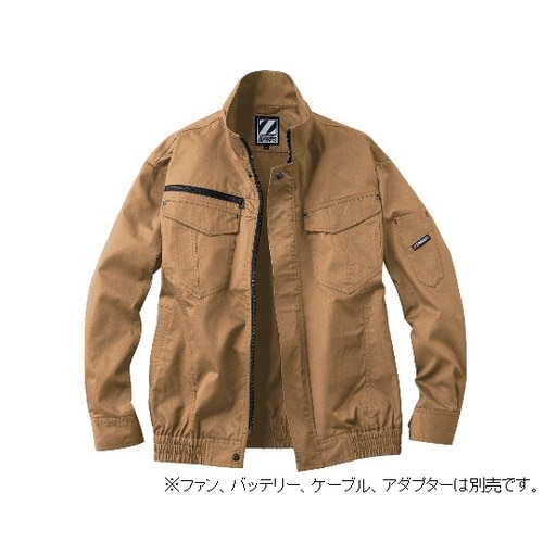 74010−134−LL空調服ブルゾン茶