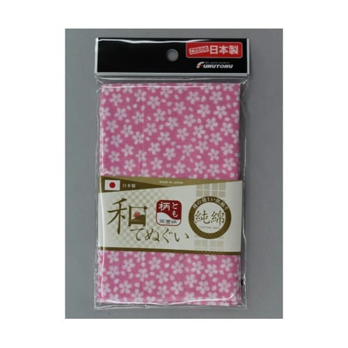 小桜柄 和手ぬぐい 両面柄 100cm