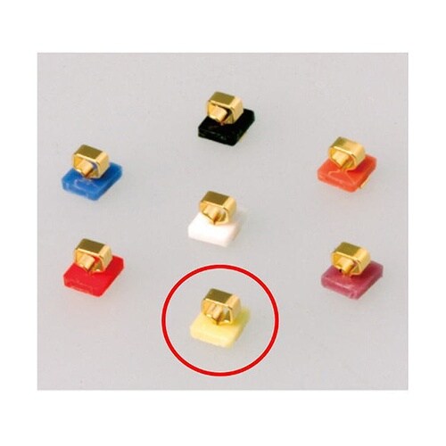 表面実装型カラーチェック端子 黄 (20