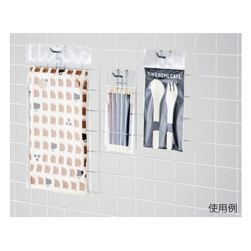 透明袋 クリア ヘッダー付き 13×22