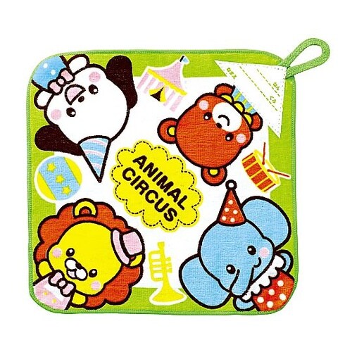 2798ループ付タオル小アニマルサーカス