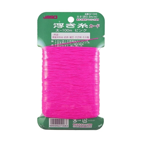 浮き糸 ピンク 100m G−21006