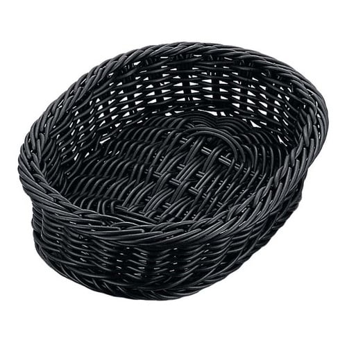 PPラタン 小判型フードバスケット 40