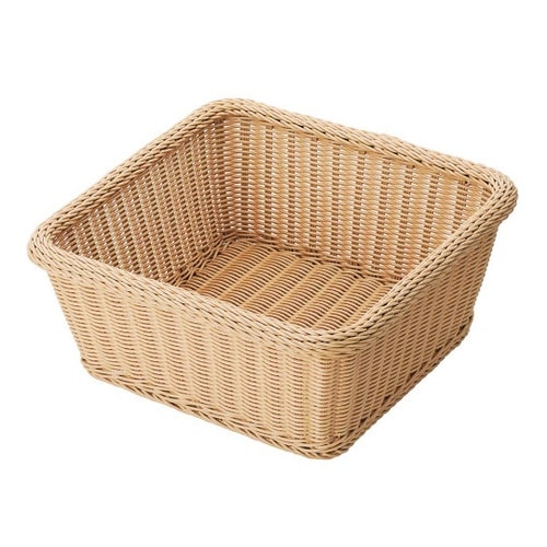 PPラタン ランドリーバスケット 正角