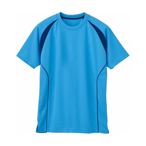 WH90158 半袖Tシャツ ブルー3L