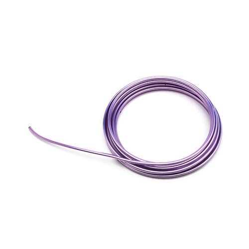 ワイヤー メタリック紫3.2φmm×3m