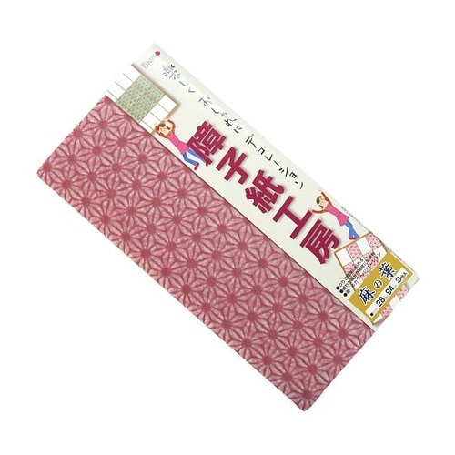 障子紙工房 麻の葉 梅柴 1巻(3枚入)