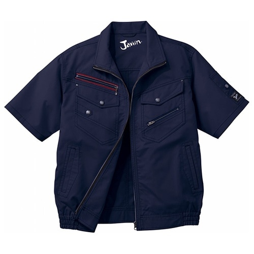 54040 空調服半袖ブルゾン 紺 M