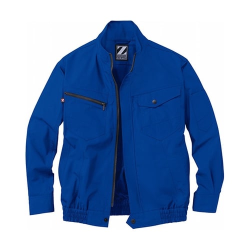 74020空調服長袖ブルゾンロイヤル青M