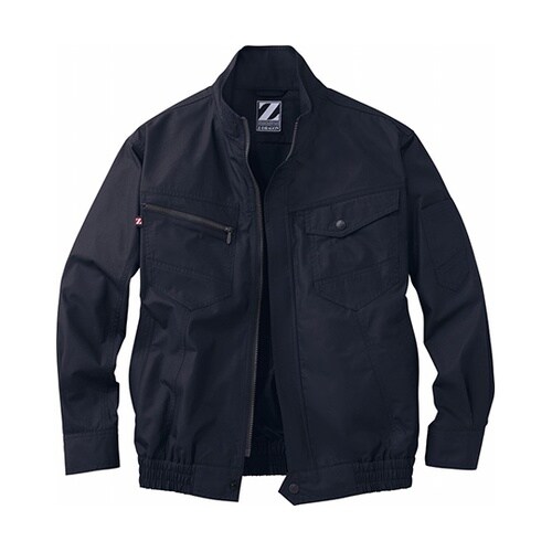 74020空調服長袖ブルゾンシック黒4L