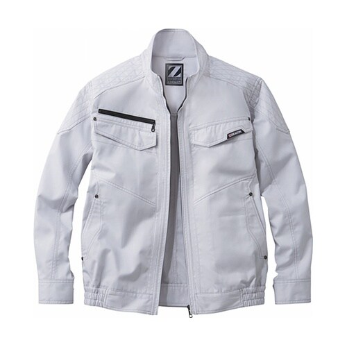 74030 空調服長袖ブルゾン 銀 LL