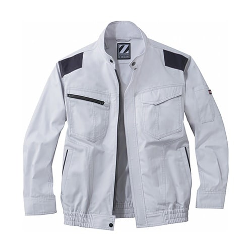 74040 空調服長袖ブルゾン 銀 SS