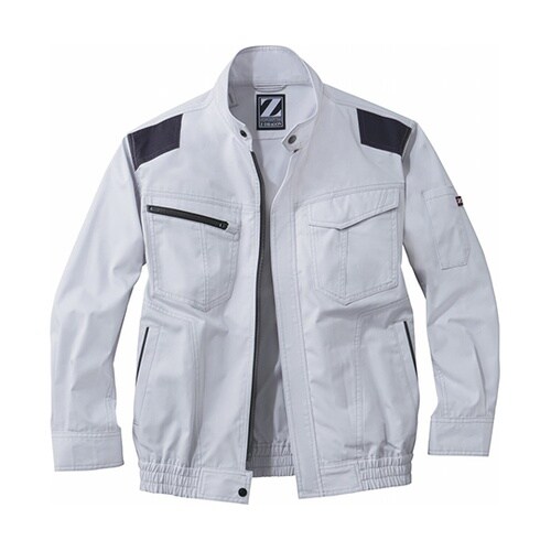 74040 空調服長袖ブルゾン 銀 L