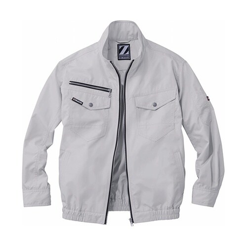 74080 空調服長袖ブルゾン 銀 4L