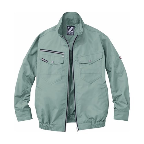 74080 空調服長袖ブルゾンアース緑S
