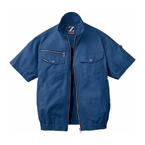 74090 空調服半袖ブルゾン 紺 S