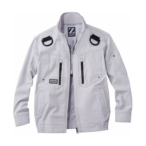 74110 空調服長袖ブルゾン 銀 M