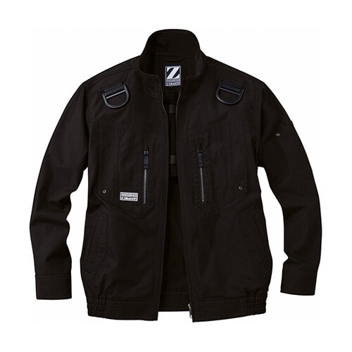 74110 空調服長袖ブルゾン 黒 LL