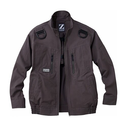 74110 長袖ブルゾン スチール灰 L