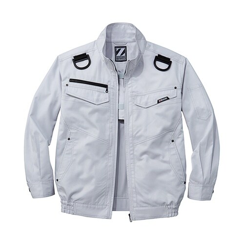 74120 空調服長袖ブルゾン 銀 S