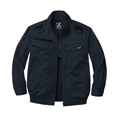 74120 空調服長袖ブルゾンシック黒M