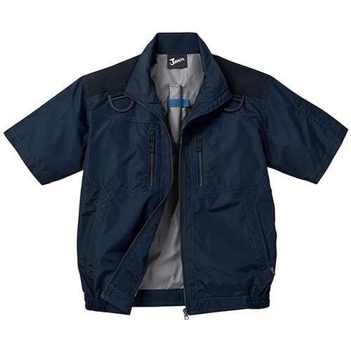 54090 空調服半袖ブルゾン 紺 S