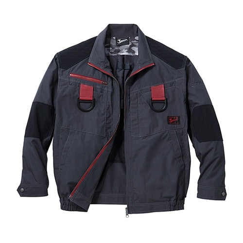 54100空調服長袖ブルゾンシック黒4L