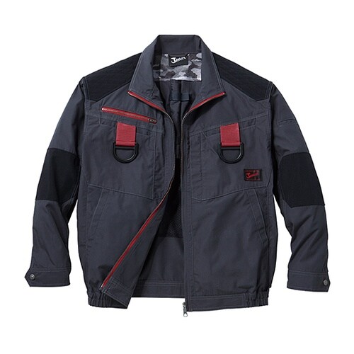 54100空調服長袖ブルゾンシック黒5L