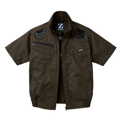 74130 空調服半袖ブルゾンオリーブM