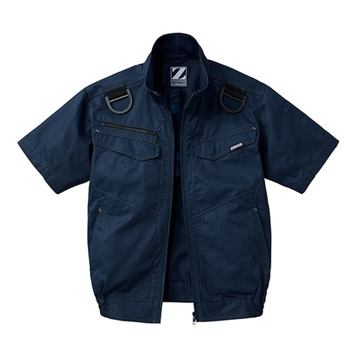 74130 空調服半袖ブルゾン 紺 L